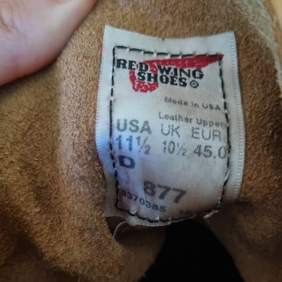 Red wing 877 FYI - Picture 6 of 7